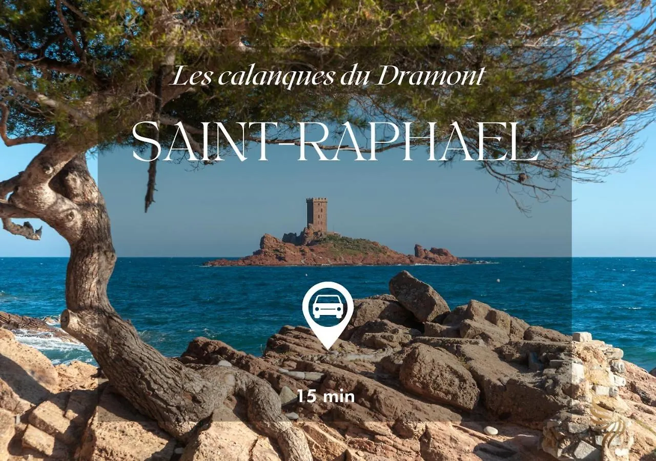Villa L'Eden Des Gemeaux - 6Pers-Wifi-Parking-Jardin - Capitalchic Services Saint-Raphael  Saint-Raphael (Var)